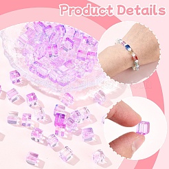 100 шт. прозрачные стеклянные бусины для выпечки&nbsp;DGLA-YW0001-35H