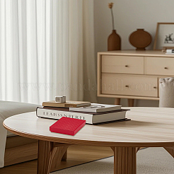 Картонная бумага с ромбовидной текстурой для упаковки ювелирных колец&nbsp;CON-WH0085-146