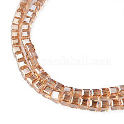 Гальванизируйте прозрачное стекло бисер нитей&nbsp;EGLA-N002-28-F05