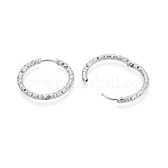 Серьги-кольца из нержавеющей стали 304&nbsp;STAS-T074-19P