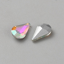 Стеклянные стразы кабошоны GLAA-WH0042-30D