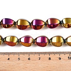 Стеклянные бусины с гальваническим покрытием &nbsp;EGLA-T028-01K