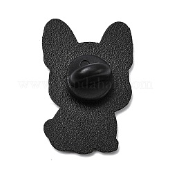 Эмалевые значки с изображением французского бульдога&nbsp;LS-JEWB-I055-04EB-11