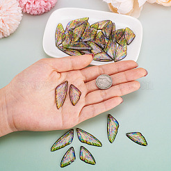 Набор подвесок в виде крыльев из прозрачной смолы&nbsp;X-RESI-TAC0021-01A