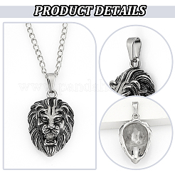 4 шт. подвески из нержавеющей стали 304 двух цветов&nbsp;STAS-UN0059-72