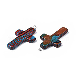 Синтетического малахита подвески&nbsp;G-Q479-04