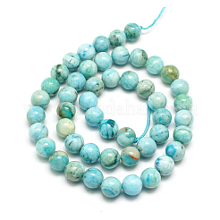 Натуральный драгоценный камень гемиморфит круглые бусины нити&nbsp;G-L145-14mm-01
