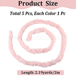 5 шт. 5-цветный искусственный мех&nbsp;FIND-CY0001-23