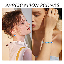 80 г прозрачных стеклянных бусин&nbsp;DGLA-TA0001-47F