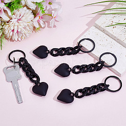 4шт. брелки из сплава&nbsp;KEYC-ME0001-10B