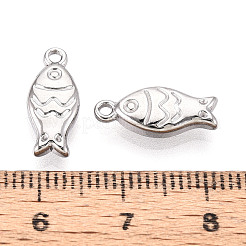 Подвески-рыбки из нержавеющей стали 304&nbsp;STAS-T069-06P