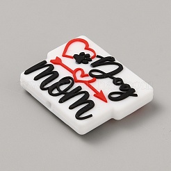 Фокальные бусины из пищевого силикона&nbsp;LS-SIL-WH0020-14C