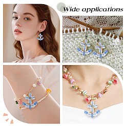 4 шт. подвески-якоря из стеклянных бусин&nbsp;PALLOY-GO00066