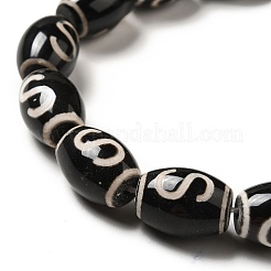 Тибетского стиля DZI бисер нитей&nbsp;G-F726-A08