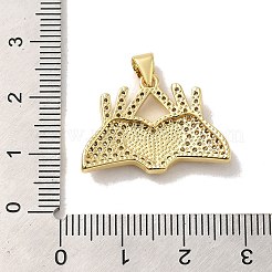 Стойки обшивки латунь микро проложить Циркон подвеску&nbsp;KK-D088-01G