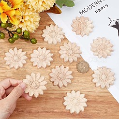 Резьба по дереву накладная аппликация поделки&nbsp;WOOD-WH0034-11B