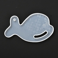 Формы для силиконовых ковриков для чашек в форме силуэта дельфина&nbsp;DIY-I065-02