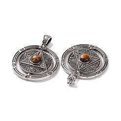 Природных тигровый глаз подвески&nbsp;G-L524-05AS-01