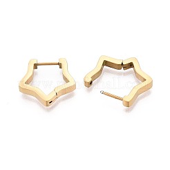 Серьги-кольца из нержавеющей стали 304&nbsp;STAS-T074-34G-B