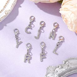 26 шт. 26 стиля подвеска из сплава со стразами&nbsp;HJEW-JM03172-02