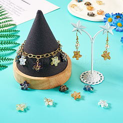 20шт 10 цвета стеклянный кулон&nbsp;PALLOY-TAC0109