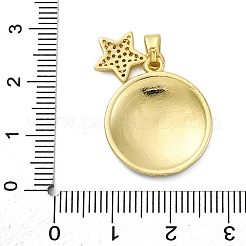 Латунные микро проложить кубического циркония подвески&nbsp;KK-V009-08G