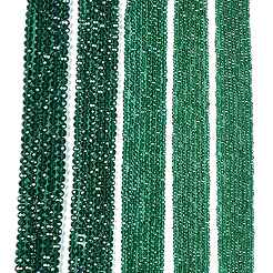 Стеклянные бусины с гальваническим покрытием &nbsp;EGLA-A044-T2mm-A18