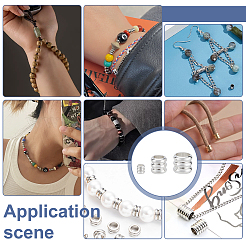 120шт 3 стиля латунные бусины&nbsp;KK-PH0013-62