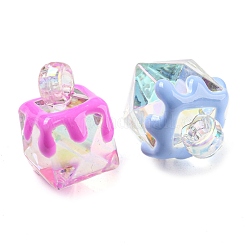 Эмалевые прозрачные акриловые подвески&nbsp;MACR-K341-11