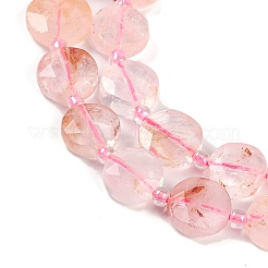 Натуральный красный гематоидный кварц / нити из железистого кварца&nbsp;G-C116-A17-01