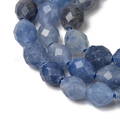 Природные голубые авантюрин бисером пряди&nbsp;G-K376-F13-01