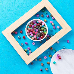 Окрашенные бусины из стекла&nbsp;GLAA-TA0001-03