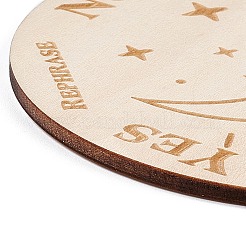 Деревянные резные коврики для чашек&nbsp;AJEW-P103-01I