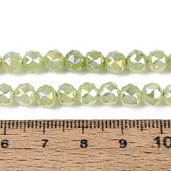 Антикоррозийные гальванические стеклянные бусины&nbsp;GLAA-N064-6mm-07