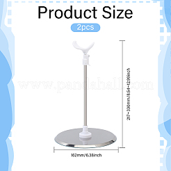 Регулируемая пластиковая подставка для куклы&nbsp;ODIS-WH0329-93