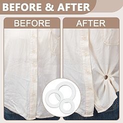 Пластиковый скрытый зажим для корсета&nbsp;DIY-WH0899-407