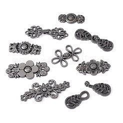 16 пара 8-х стильных регулируемых джинсовых булавок из сплава DIY-TA0013-01B