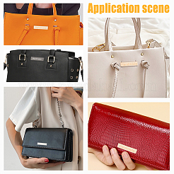 18 комплект 3-х цветных декоративных застежек из цинкового сплава для сумок&nbsp;FIND-WR0008-53