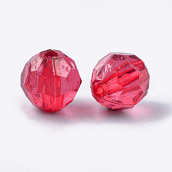 Прозрачные акриловые бусины&nbsp;X-TACR-T004-06