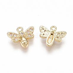 Латунные микро проложить кубического циркония подвески&nbsp;X-KK-S350-081G