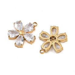 Подвески из нержавеющей стали 304 с микропаве из кубического циркония&nbsp;STAS-I352-07G-A01