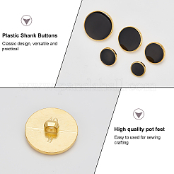 100 шт. 5-х видов пластиковых пуговиц на ножке&nbsp;BUTT-OC0001-51A