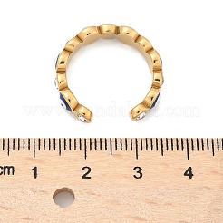 PVD вакуумное покрытие 304 нержавеющая сталь эмаль сглаз открытые манжеты кольца&nbsp;STAS-D089-23G