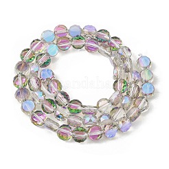 Стеклянные бусины с гальваническим покрытием &nbsp;EGLA-L045-G-HR01