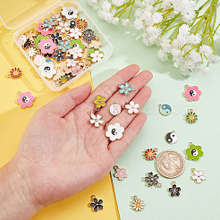 72шт 18 стиля сплава эмалевые подвески&nbsp;ENAM-PH0001-91