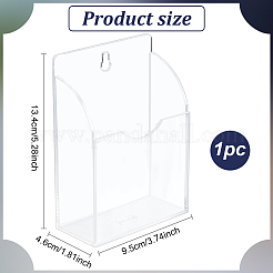 Прозрачная акриловая настенная витрина для хранения вещей&nbsp;AJEW-WH0479-54