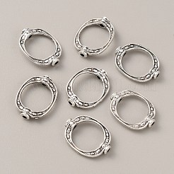 Тибетский стиль сплава шарика кадра&nbsp;LS-FIND-WH0034-45AS-02