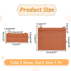 2 шт. 2 вставки-органайзеры из шерстяного фетра для сумок&nbsp;FIND-WR0007-26B