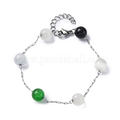 Браслеты-цепочки из нержавеющей стали 304&nbsp;BJEW-C094-01P-07