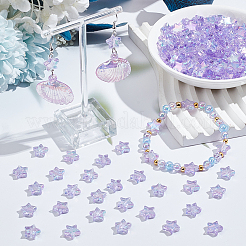 300шт экологически чистые прозрачные акриловые бусины&nbsp;OACR-SC0001-68C